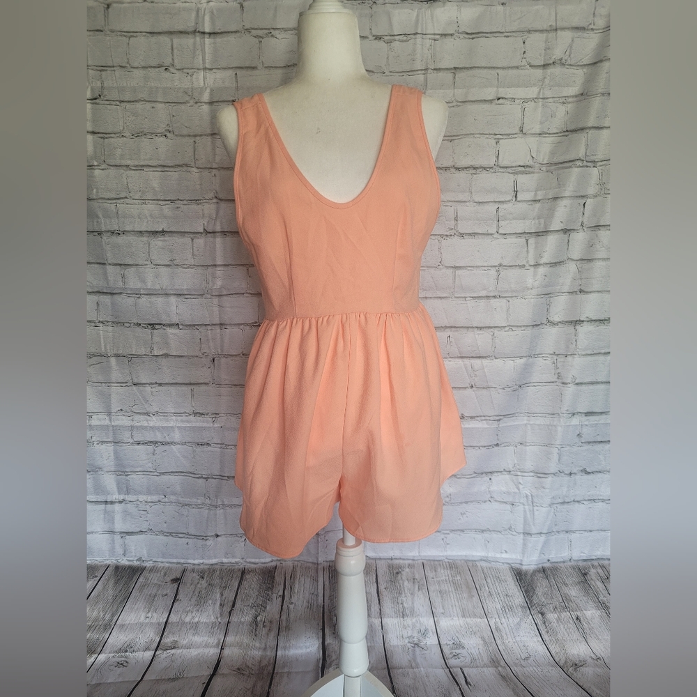 Peach Romper